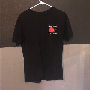 Short sleeve flu shot shirt